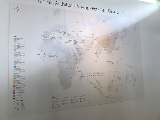 モスクの世界分布図